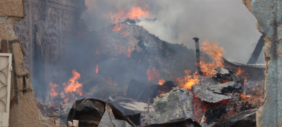 Pikine : Violent incendie au Parc Lambay