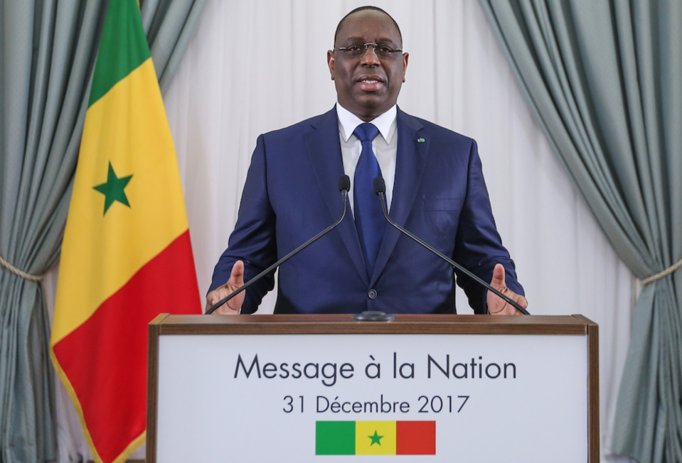 Discours: Message à la Nation de Son Excellence monsieur le Président Macky Sall à l'occasion du nouvel an Discours: Message à la Nation de Son Excellence monsieur le Président Macky Sall à l'occasion du nouvel an