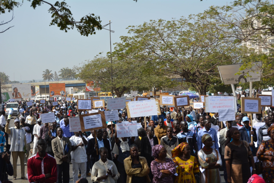 NON RESPECT DES ACCORDS DE 2014: Les enseignants mobilisent et déversent leur colère sur Macky Sall