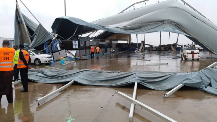 Première pluie à l’aéroport de Diass : le vent empêche l’atterrissage des avions / Des vols déroutés vers les pays voisins