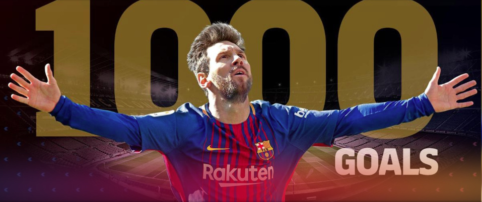 RECORD DE BUTS : Messi atteint la barre des 1000 buts RECORD DE BUTS : Messi atteint la barre des 1000 buts