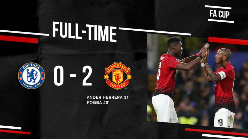 FA Cup : Man Utd élimine Chelsea à Stamford Bridge ! FA Cup : Man Utd élimine Chelsea à Stamford Bridge !