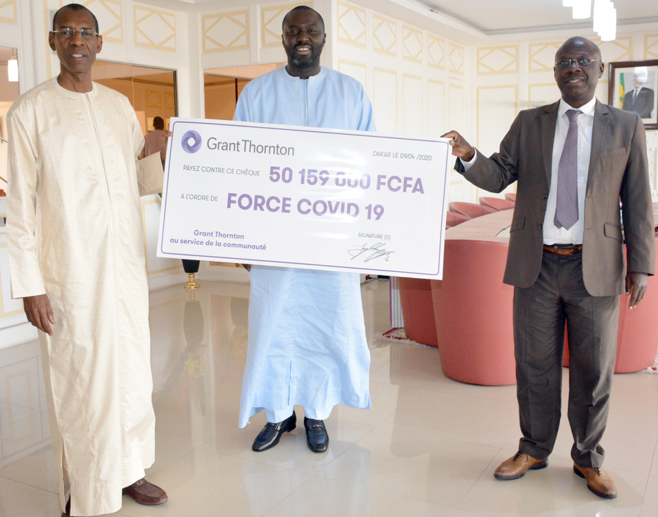 LUTTE CONTRE LE COVID 19 : Le cabinet Grant Thornton Sénégal contribue à hauteur de plus de 50 millions de F Cfa LUTTE CONTRE LE COVID 19 : Le cabinet Grant Thornton Sénégal contribue à hauteur de plus de 50 millions de F Cfa
