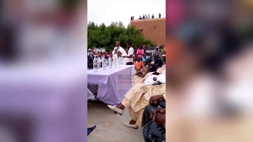 Kalidou Kane, responsable apériste, en meeting en pleine pandémie Kalidou Kane, responsable apériste, en meeting en pleine pandémie