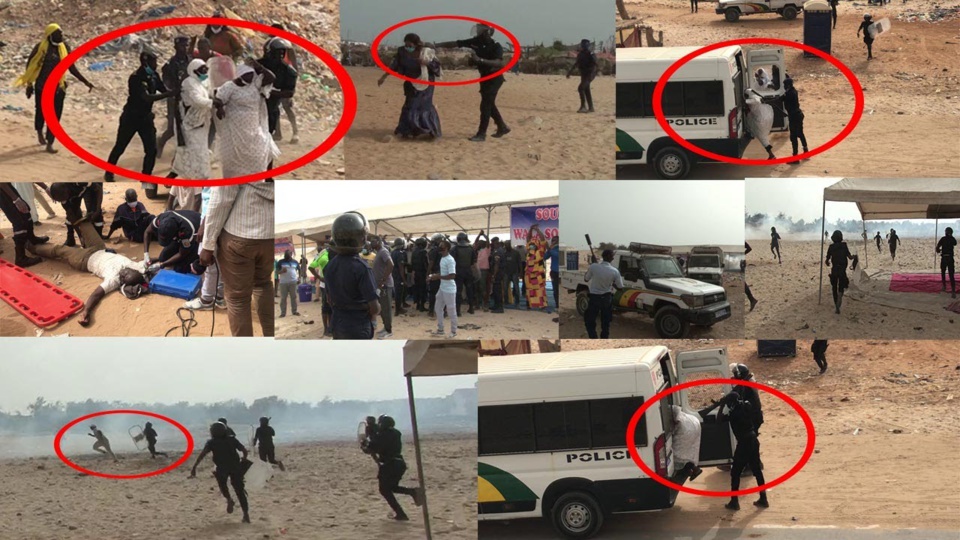 INTIFADA A LA CITE GADAYE : La police gaze et mate les propriétaires de maisons démolies INTIFADA A LA CITE GADAYE : La police gaze et mate les propriétaires de maisons démolies