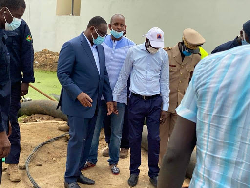 Inondations dans la banlieue: Macky clame son impuissance