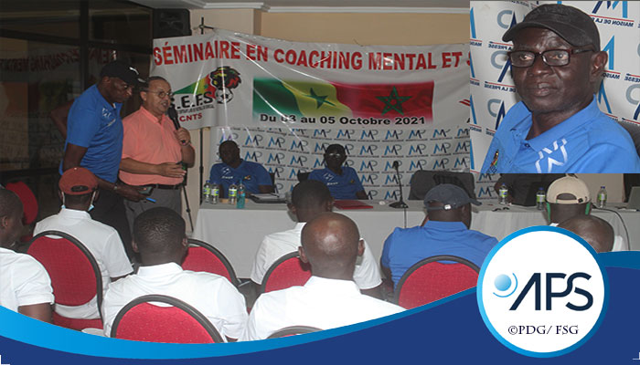SEMINAIRE DE FORMATION EN COACHING MENTAL  63 entraineurs sénégalais ont été formés par le président de l’Académie marocaine de coaching mental et sportif