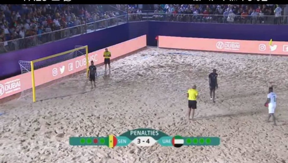 TOURNOI INTERCONTINENTAL DE BEACH SOCCER  AUX UAE: Le Sénégal chute devant le pays hôte aux tirs au but, mais passe en demi-finale