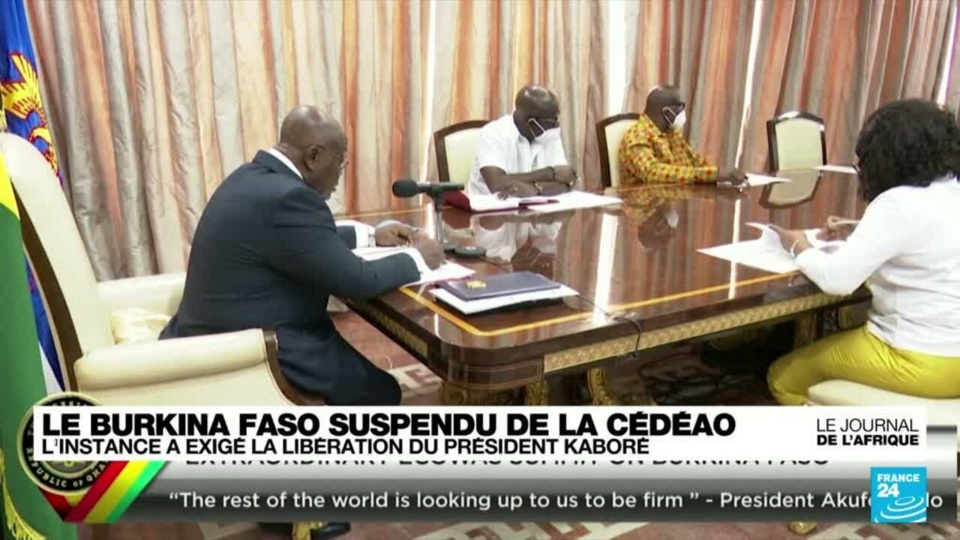 Le Burkina suspendu de la Cedeao