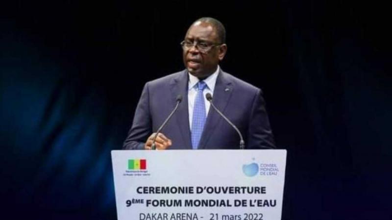 9e FORUM MONDIAL DE L’EAU: Macky Sall alerte sur les conséquences que peuvent engendrer la raréfaction de l’eau