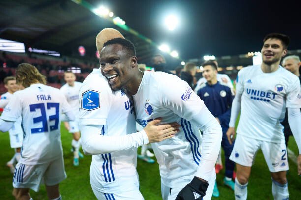 Babacar Khouma champion avec Copenhague