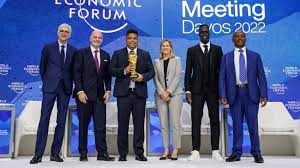 FORUM DAVOS : «LE SPORT COMME FORCE D'UNIFICATION» Édouard Mendy à l’honneur