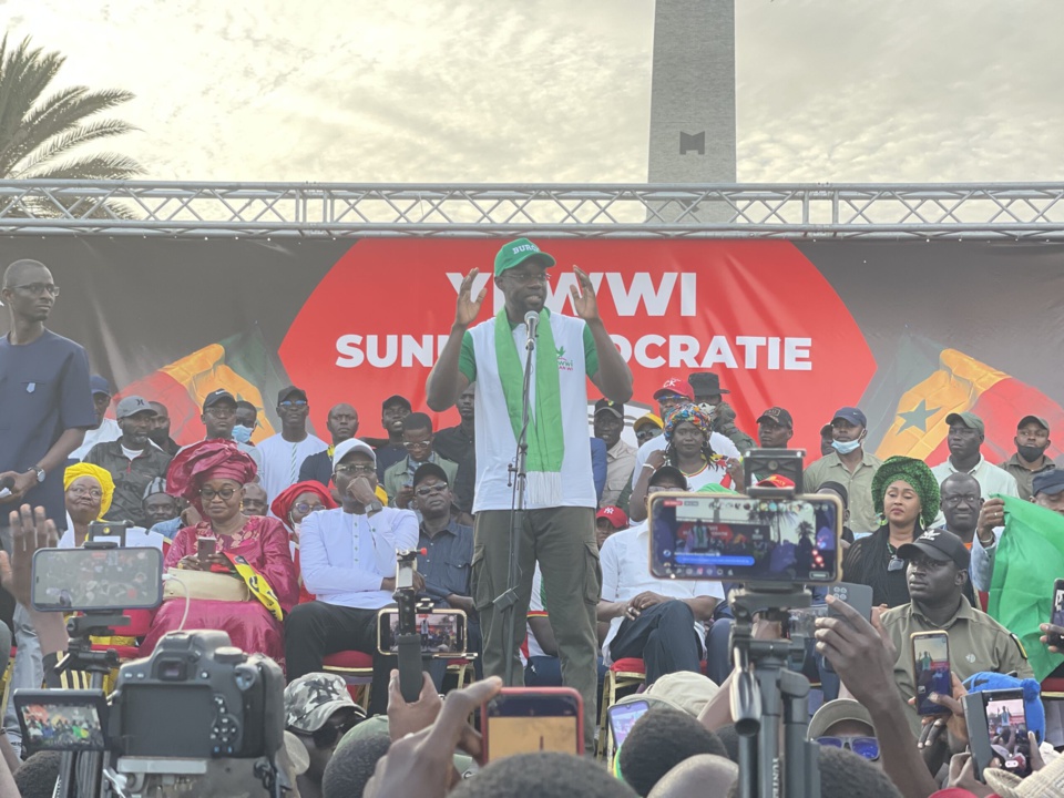 OUSMANE SONKO SUR LE RASSEMBLEMENT DE LA COALITION YAW:  «Il n’y a rien à craindre ce soir, ni demain»