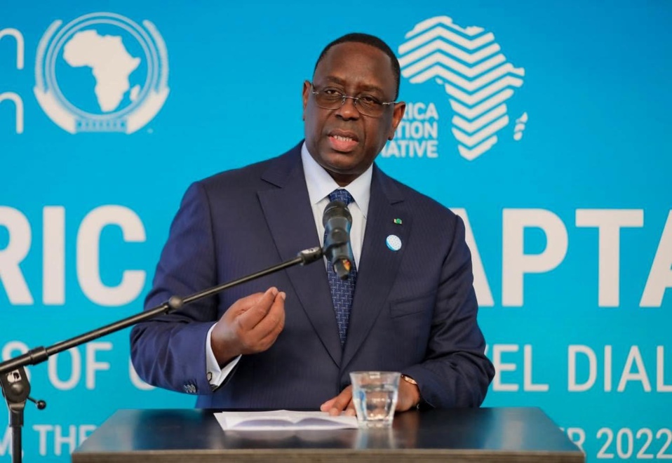 FORUM SUR LE FINANCEMENT DE L'ADAPTATION EN AFRIQUE À ROTTERDAM: Macky Sall invite au respect des engagements financiers de l’Accord de Paris sur le climat et prévient que l’avenir de la planète et le destin de l’humanité sont en jeu FORUM SUR LE FINANCEMENT DE L'ADAPTATION EN AFRIQUE À ROTTERDAM: Macky Sall invite au respect des engagements financiers de l’Accord de Paris sur le climat et prévient que l’avenir de la planète et le destin de l’humanité sont en jeu