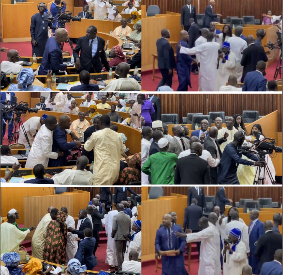 SCENES DE VIOLENCES A L’ASSEMBLEE NATIONALE:  Les nouveaux députés battent le record de l’incorrection