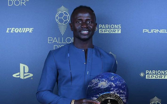 HISTORIQUE : CLASSE 2E AU BALLON D’OR 2022 :Sadio Mané, à jamais premier dans l’histoire du football sénégalais