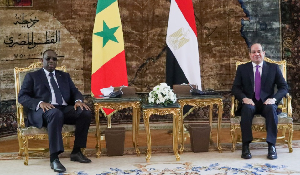 Macky Sall en Egypte Macky Sall en Egypte