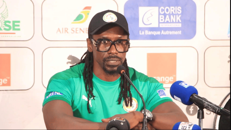 Aliou Cissé face à la presse ce vendredi Aliou Cissé face à la presse ce vendredi