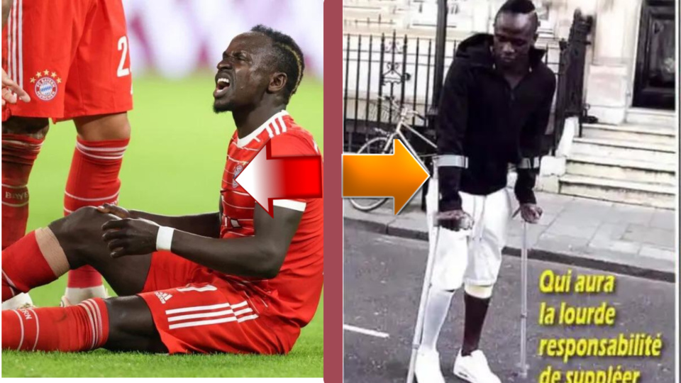 BAYERN DE MUNICH : Sadio Mané a été opéré avec succès et sera absent environ 3 mois BAYERN DE MUNICH : Sadio Mané a été opéré avec succès et sera absent environ 3 mois