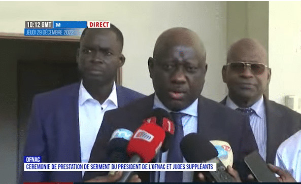 SERIGNE BASIROU GUEYE LORS DE SA PRESTATION DE SERMENT :«Je promets faire progresser l'Ofnac et d l’amener au niveau où tous les Sénégalais l’attendent»