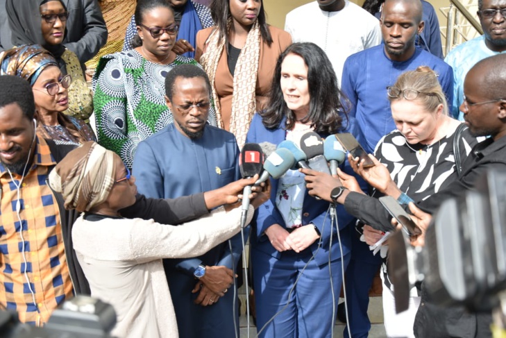 RENCONTRE AVEC LES MEMBRES DE LA COMMISSION DES AFFAIRES JURIDIQUES DU PARLEMENT FÉDÉRAL BUNDESTAG: Abdou Mbow explique aux Allemands ce qui se fait au Sénégal