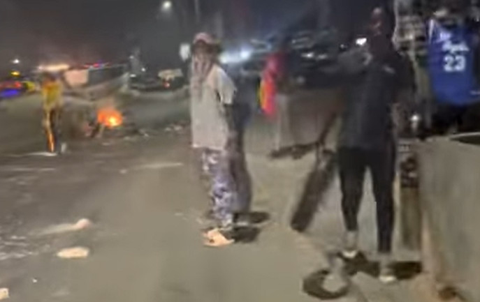 Des lacrymos du côté de la Vdn hier