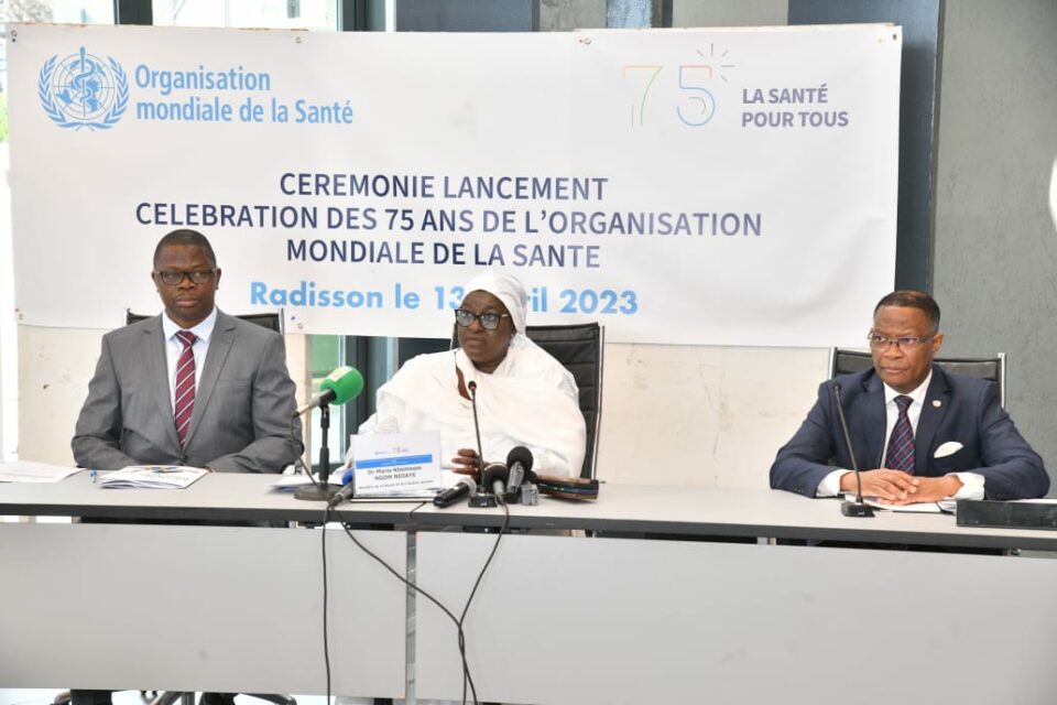 CÉLÉBRATION DE LA JOURNÉE MONDIALE DE LA SANTÉ :Dr Marie Khemess salue la coopération entre le Sénégal et l’Oms