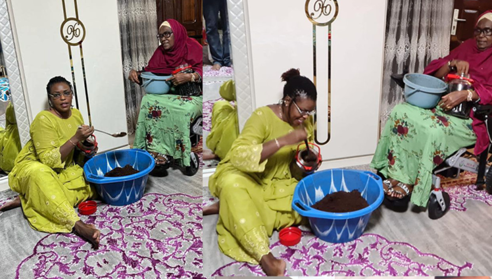 Discussion Macky-Idy chez la maman de la Première dame Discussion Macky-Idy chez la maman de la Première dame