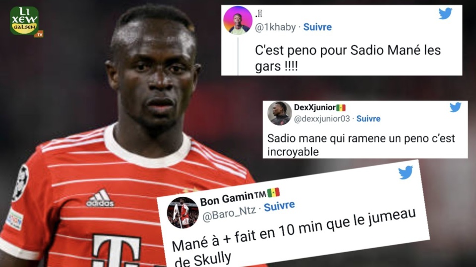 Sadio Mané crée un penalty pour le Bayern et se fait aduler sur la toile Sadio Mané crée un penalty pour le Bayern et se fait aduler sur la toile