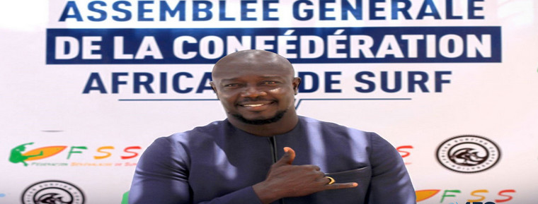 Confédération africaine de surf : Oumar Sèye est le nouveau président
