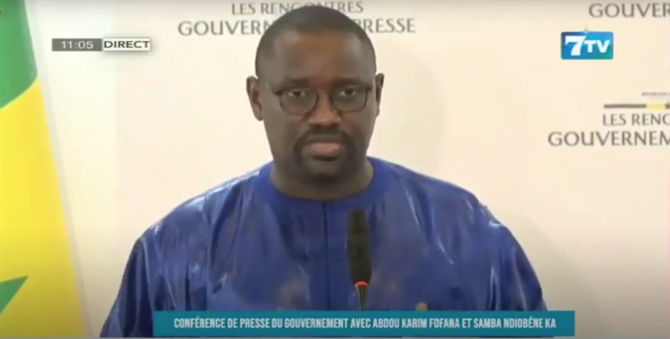 CONFERENCE DE PRESSE DU GOUVERNEMENT SUR LES PREPARATIFS DE LA TABASKI : Samba Ndiobène Ka explique le ralentissement de l’approvisionnement de la capitale en moutons par les violences notées en début de mois CONFERENCE DE PRESSE DU GOUVERNEMENT SUR LES PREPARATIFS DE LA TABASKI : Samba Ndiobène Ka explique le ralentissement de l’approvisionnement de la capitale en moutons par les violences notées en début de mois