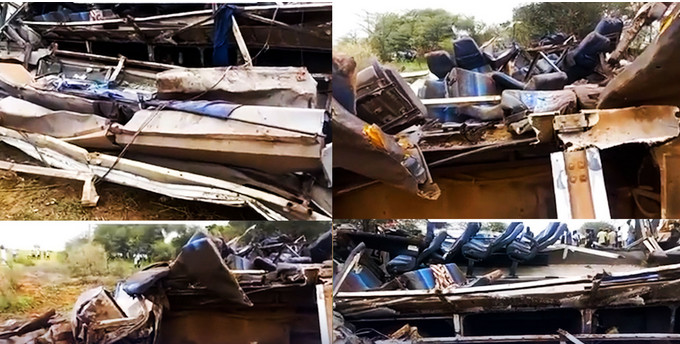 GRAVE ACCIDENT A LOUGA : à hauteur de Ngueune Sarr   24 morts et une cinquantaine de blessés