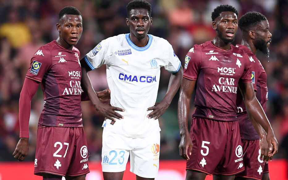 LIGUE 1 : DUEL D’ANCIENS DE GÉNÉRATION FOOT, METZ-MARSEILLE (2-2) : Lamine Camara, Cheikh Sabaly et Malick Mbaye tiennent tête à Ismaïla Sarr