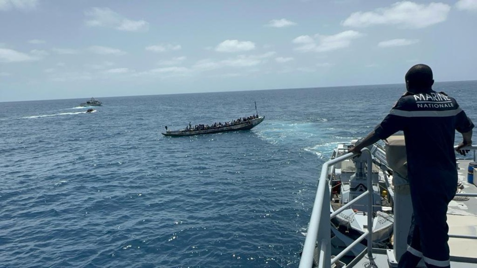 24 HEURES APRÈS LES 97 MIGRANTS A BORD D’UNE PIROGUE : Le patrouilleur de la Marine a intercepté 150 autres au large des côtes saint-louisiennes hier