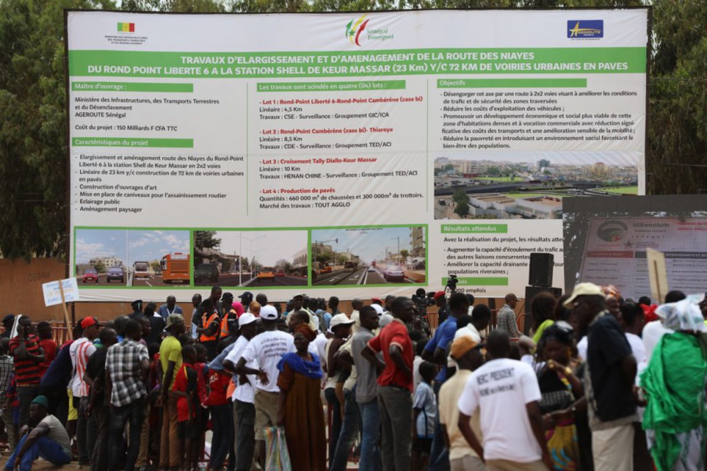 Lancement des travaux de voirie au Parcelles et à Pikine Lancement des travaux de voirie au Parcelles et à Pikine