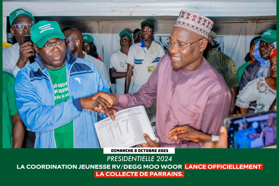 PARRAINAGE POUR LE CANDIDAT DE BBY AMADOU BA : Pape Modou Fall et Dëgg Moo Woor se fixent un objectif de 50.000 parrains PARRAINAGE POUR LE CANDIDAT DE BBY AMADOU BA : Pape Modou Fall et Dëgg Moo Woor se fixent un objectif de 50.000 parrains