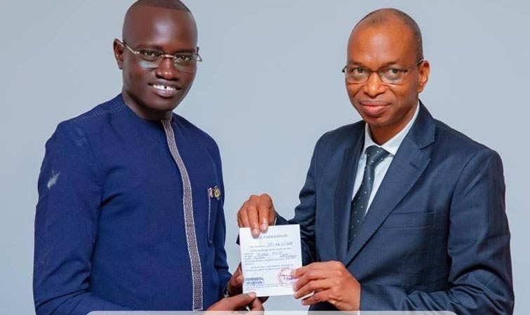 Moussa Baldé a déposé un lot de 49.750 parrains