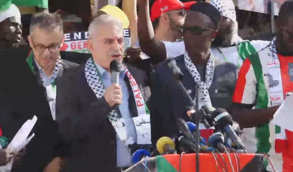 Dakar : manifestation de soutien à la Palestine et aux habitants de la bande de Gaza