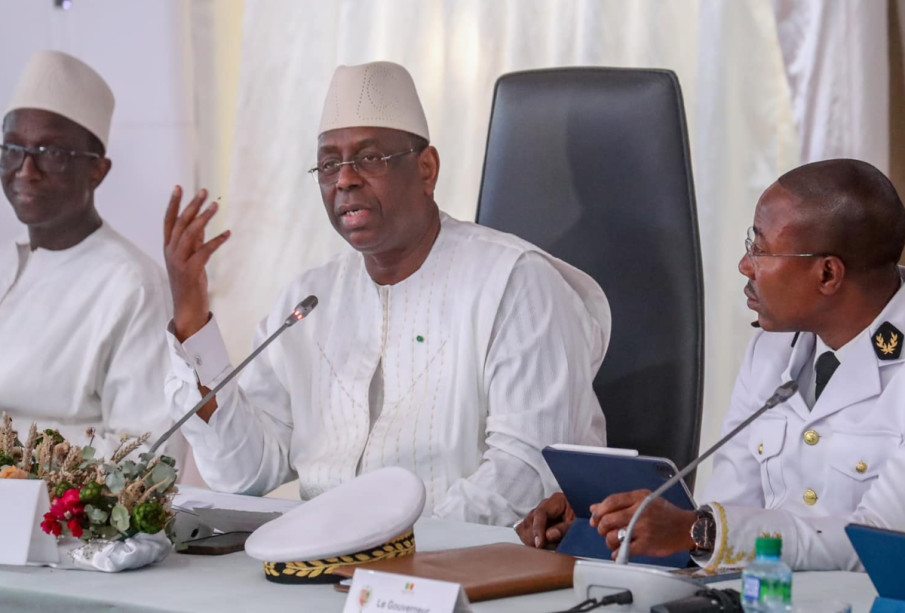 CONSEIL PRESIDETIEL DE KAFFRINE : Après 198 milliards investis à Kaffrine, Macky Sall annonce une enveloppe de 700 milliards