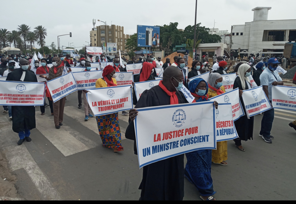 La marche du Sytjust interdite : Le Sytjust revient à la charge et annonce une nouvelle date