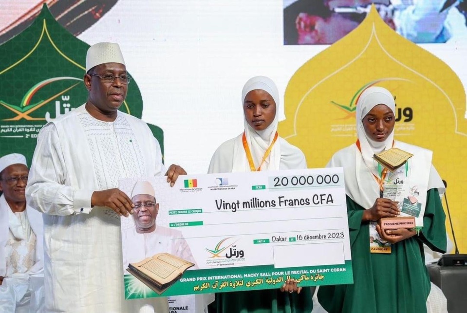 Grand prix Macky Sall : Sokhna Ndèye Bousso Diattara décroche le 1er prix avec 20 millions