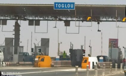 Autoroute à péage : Un camion sans frein percute la cabine de paiement à Toglou