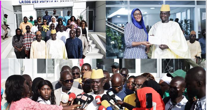 Anta Babacar Ngom a déposé son dossier