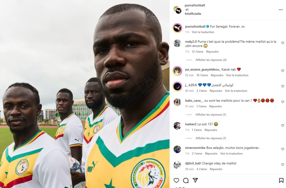 EQUIPE DU SENEGAL : Les Lions ne changeront pas de maillot pour la Can EQUIPE DU SENEGAL : Les Lions ne changeront pas de maillot pour la Can