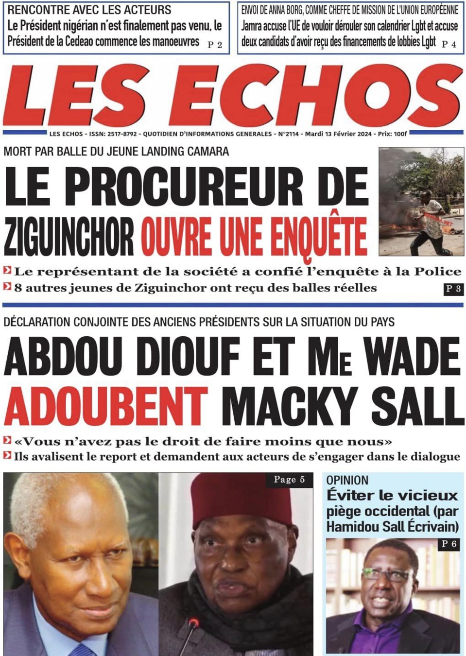 La marche contre le report de la présidentielle est repoussée La marche contre le report de la présidentielle est repoussée