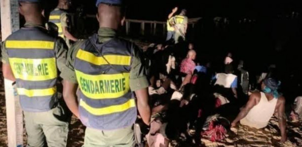 Mbour: La gendarmerie déjoue une nouvelle embarcation, 55 migrants interpellés
