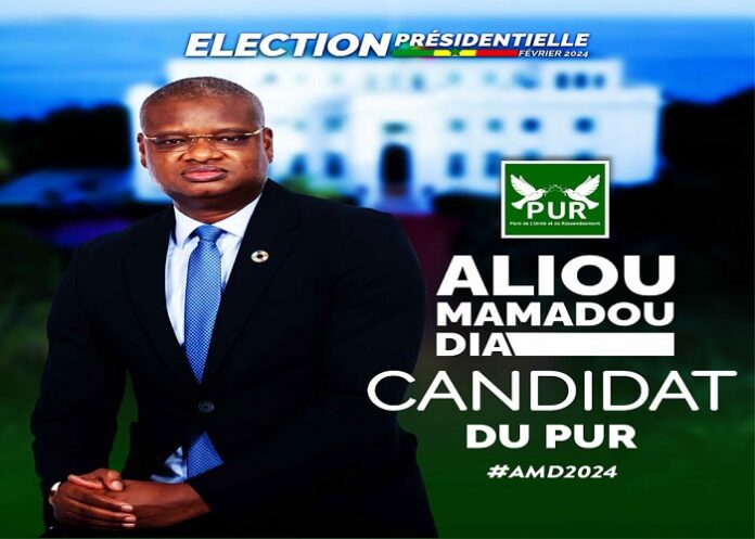 ALIOU MAMADOU DIA, CANDIDAT DU PUR : « Pour développer un pays, il faut une justice impartiale, une gouvernance participative »