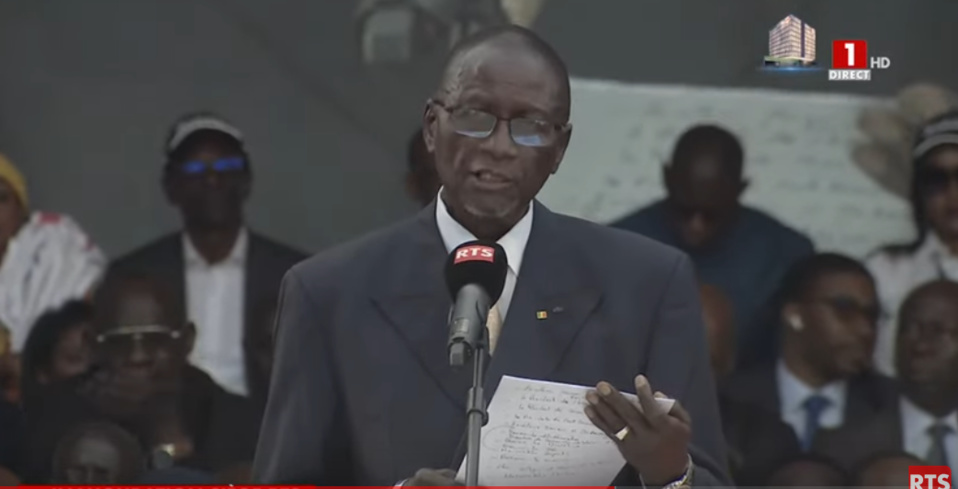 Mamadou Baal parle au nom des anciens de la Rts à la retraite