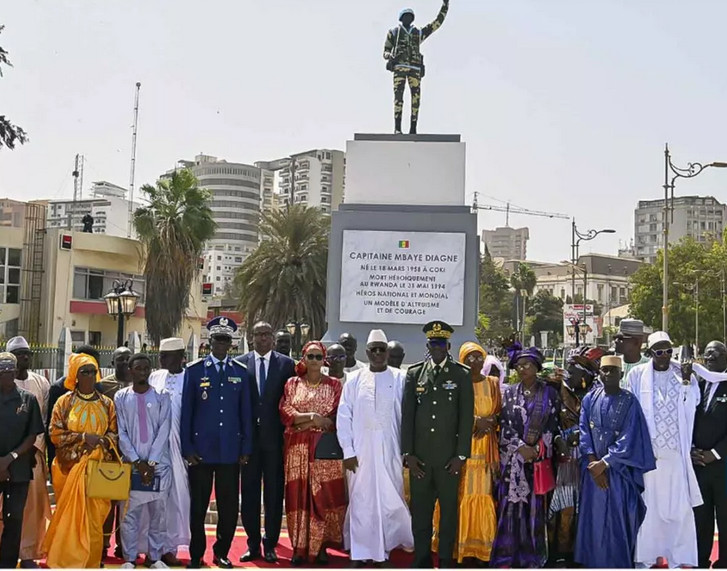 SENEGAL-ARMEES-HOMMAGE / Une place “Capitaine Mbaye Diagne”, un héros national, inaugurée à Dakar