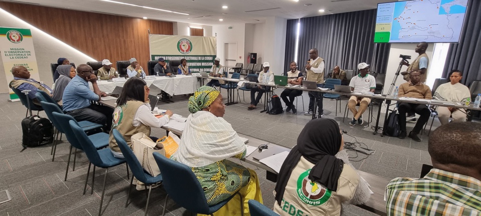 PRÉSIDENTIELLE DU 24 MARS 2024 : La Mission d'observation électorale de la Cedeao livre ses conclusions après s'être félicitée du bon déroulement du scrutin PRÉSIDENTIELLE DU 24 MARS 2024 : La Mission d'observation électorale de la Cedeao livre ses conclusions après s'être félicitée du bon déroulement du scrutin
